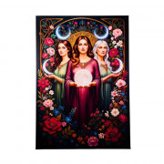 Quadro Deusa Tríplice Colorido