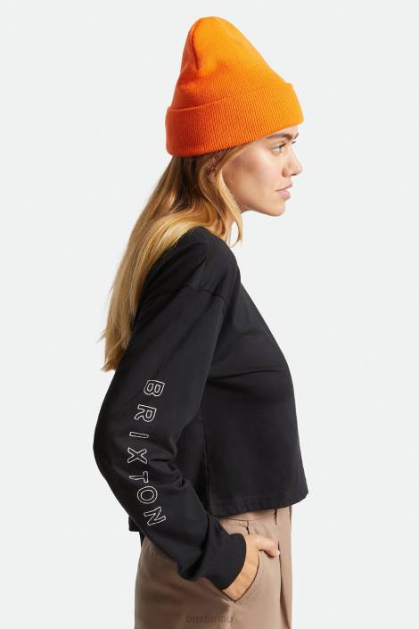 Accessories Athletic Orange Brixton 0FDH336 Men Harbor Beta Watch Cap Beanie
