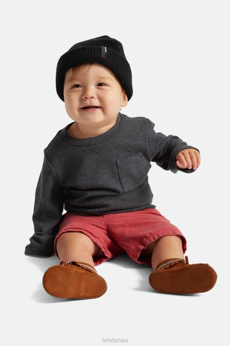 Accessories Black Brixton 0FDH343 Men Baby Heist Beanie