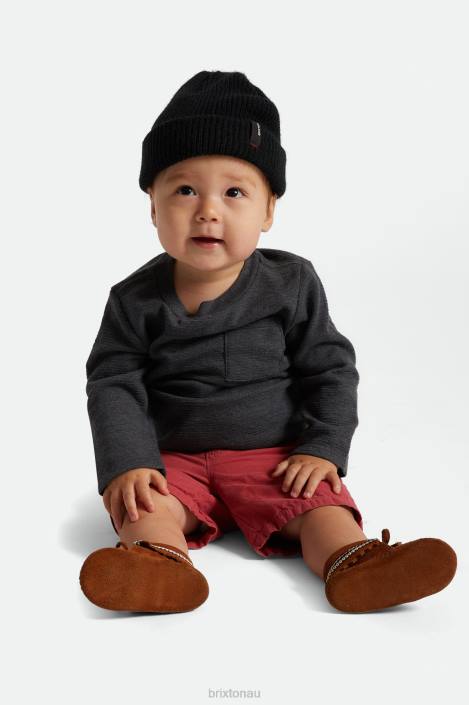Accessories Black Brixton 0FDH343 Men Baby Heist Beanie