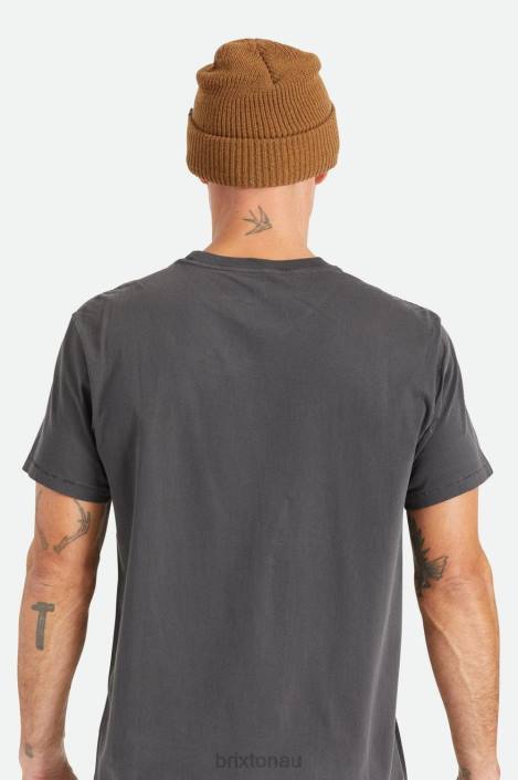 Accessories Coyote Brown Brixton 0FDH316 Men Heist Beanie