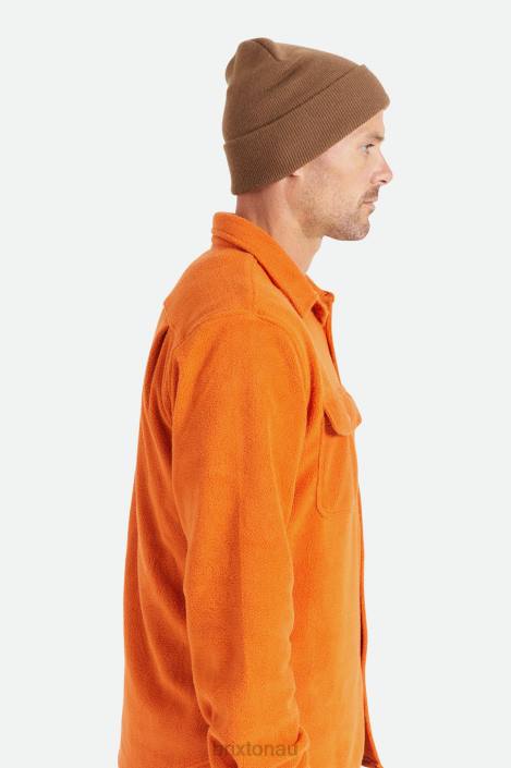 Accessories Coyote Brown Brixton 0FDH332 Men Harbor Beta Watch Cap Beanie