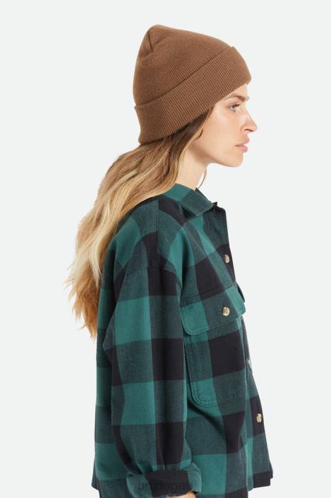 Accessories Coyote Brown Brixton 0FDH332 Men Harbor Beta Watch Cap Beanie