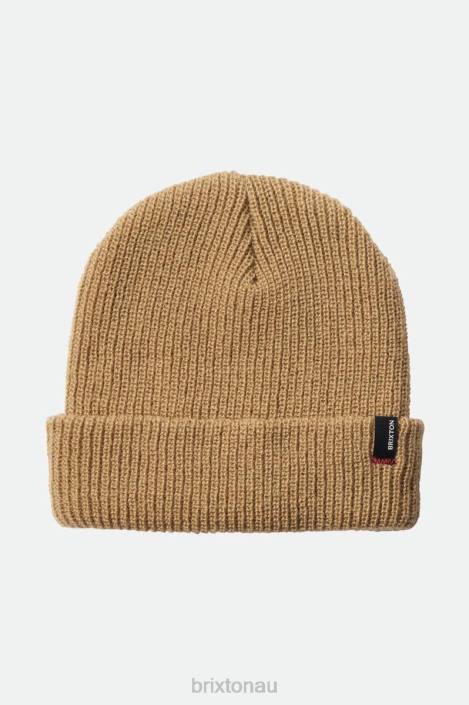 Accessories Khaki Sand Brixton 0FDH329 Men Heist Beanie