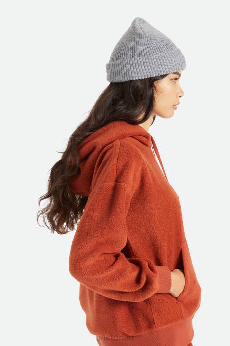 Accessories Light Heather Grey Brixton 0FDH320 Men Heist Beanie