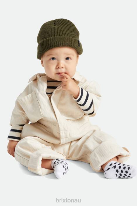 Accessories Military Olive Brixton 0FDH340 Men Baby Heist Beanie
