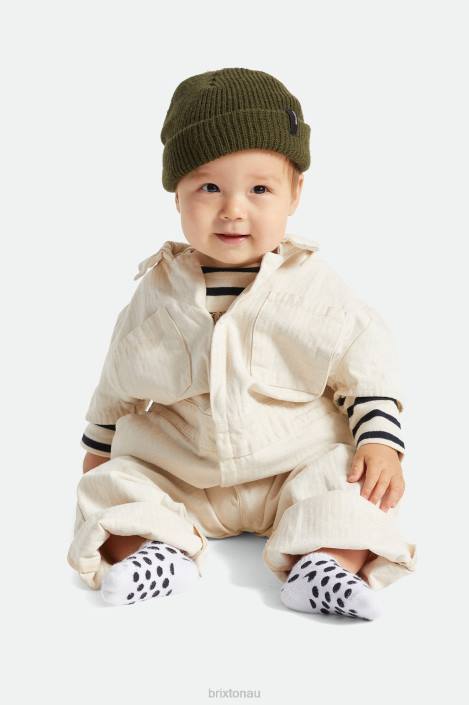 Accessories Military Olive Brixton 0FDH340 Men Baby Heist Beanie