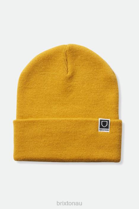 Accessories Mustard Brixton 0FDH335 Men Harbor Beta Watch Cap Beanie