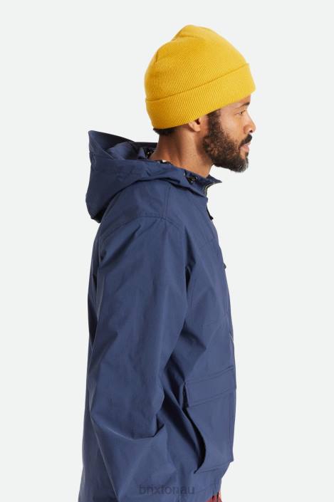 Accessories Mustard Brixton 0FDH335 Men Harbor Beta Watch Cap Beanie