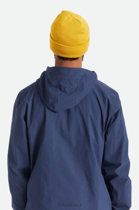 Accessories Mustard Brixton 0FDH335 Men Harbor Beta Watch Cap Beanie