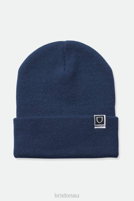 Accessories Washed Navy Brixton 0FDH334 Men Harbor Beta Watch Cap Beanie