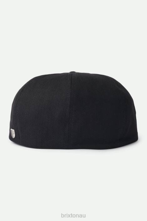 Accessories Black Brixton 0FDH303 Men Brood Newsboy Cap