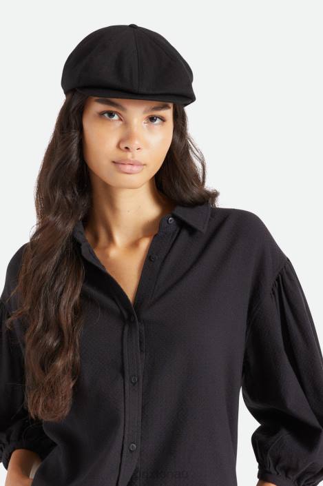 Accessories Black Brixton 0FDH303 Men Brood Newsboy Cap