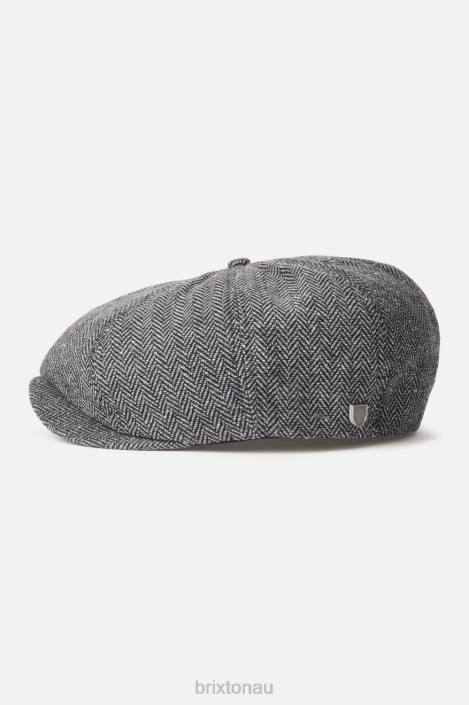 Accessories Grey/Black Brixton 0FDH305 Men Brood Newsboy Cap
