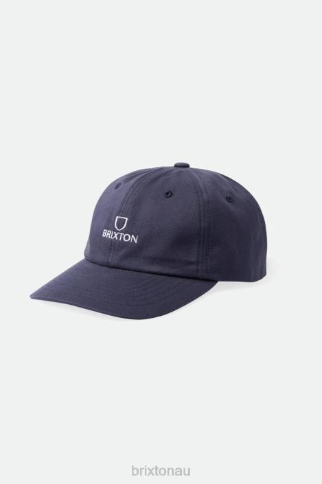 Accessories Navy Vintage Wash Brixton 0FDH294 Men Alpha LP Cap