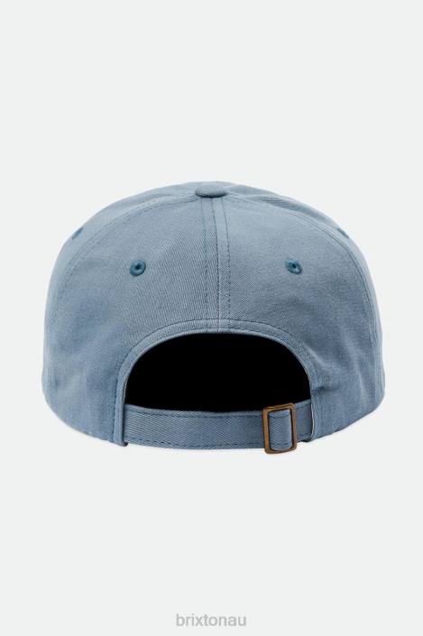 Accessories Pacific Blue Vintage Wash Brixton 0FDH292 Men Alpha LP Cap