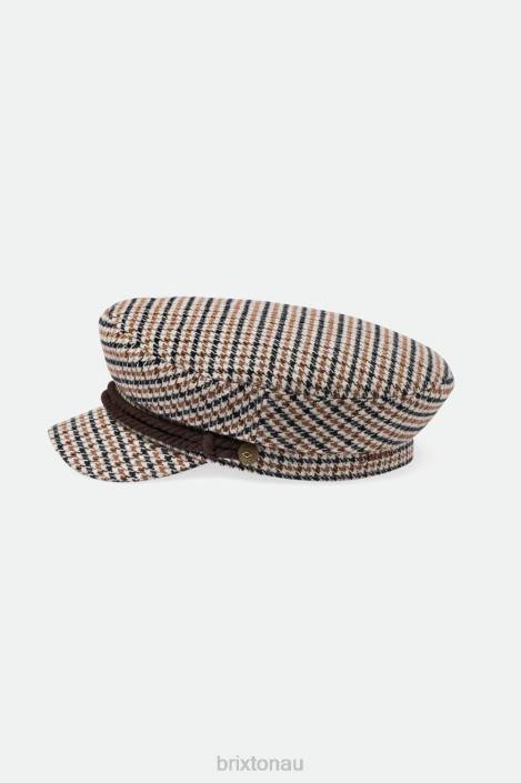 Accessories Sand/Dark Earth/Black Brixton 0FDH308 Men Fiddler Fisherman Cap
