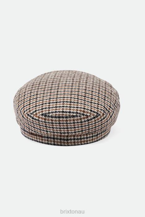 Accessories Sand/Dark Earth/Black Brixton 0FDH308 Men Fiddler Fisherman Cap