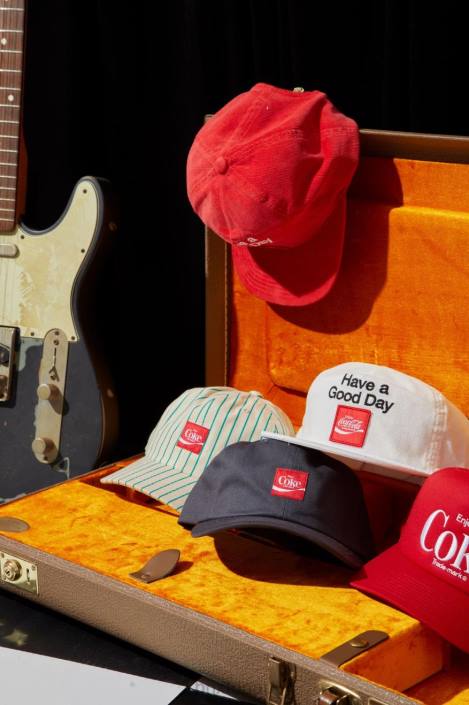 Accessories Washed Black Brixton 0FDH267 Men Coca-Cola Delivery LP Cap