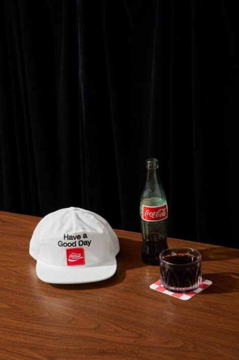 Accessories White Brixton 0FDH264 Men Coca-Cola Good Day HP Cap