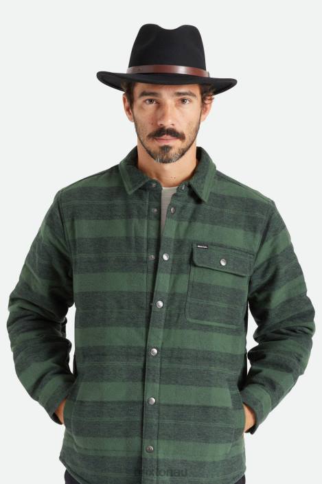 Accessories Black Brixton 0FDH212 Men Messer Fedora