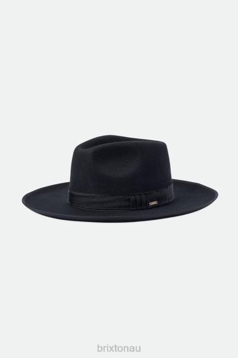 Accessories Black Brixton 0FDH220 Men Reno Fedora