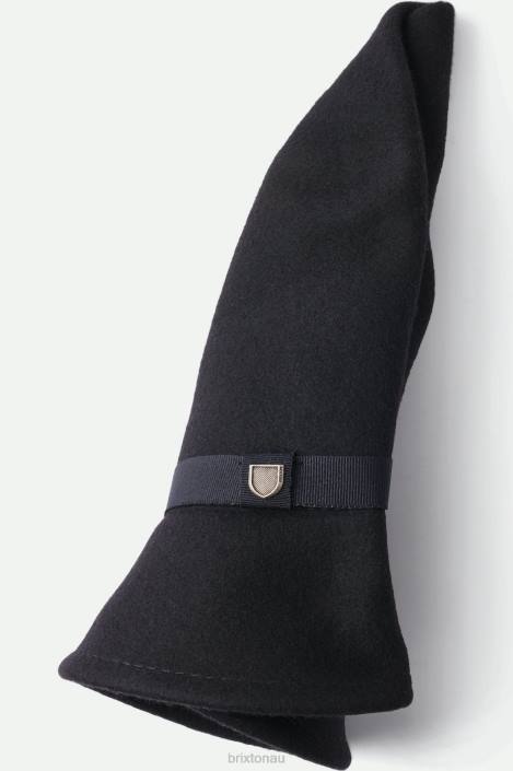 Accessories Black Brixton 0FDH225 Men Messer Packable Fedora