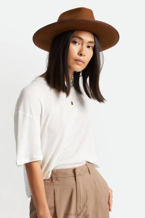 Accessories Coffee Brixton 0FDH217 Men Reno Fedora