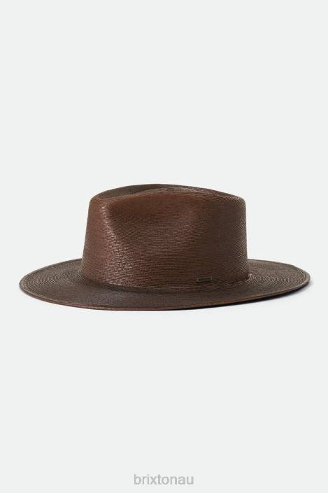 Accessories Deep Brown Brixton 0FDH183 Men Marcos Fedora