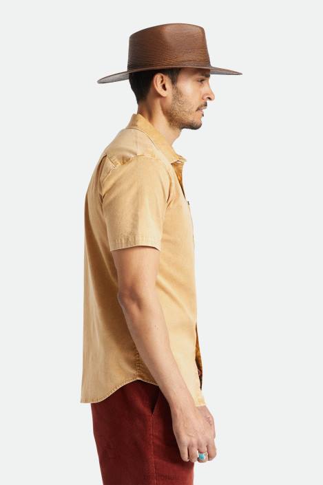 Accessories Deep Brown Brixton 0FDH183 Men Marcos Fedora