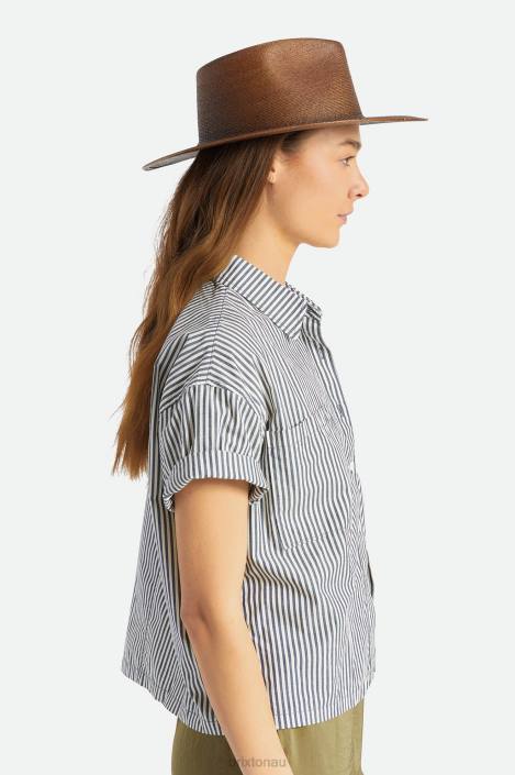 Accessories Deep Brown Brixton 0FDH183 Men Marcos Fedora