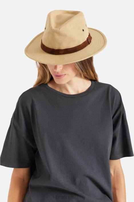 Accessories Safari Brixton 0FDH228 Men Messer Adventure Fedora