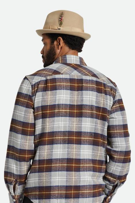 Accessories Sand/Mojave Brixton 0FDH209 Men Gain Fedora
