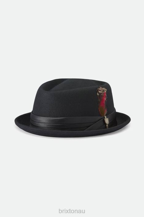 Accessories Black Brixton 0FDH215 Men Stout Pork Pie