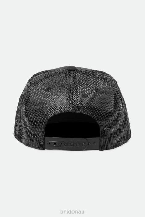 Accessories Black Brixton 0FDH243 Men Palmer Proper MP Trucker Hat