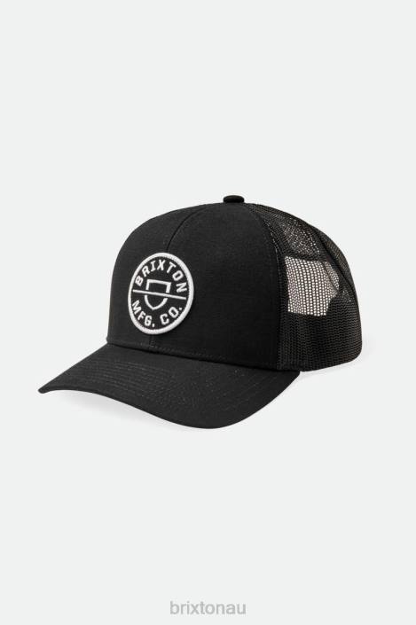 Accessories Black Brixton 0FDH257 Men Crest Netplus MP Trucker Hat