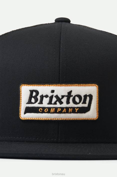 Accessories Black Brixton 0FDH285 Men Steadfast HP Trucker Hat