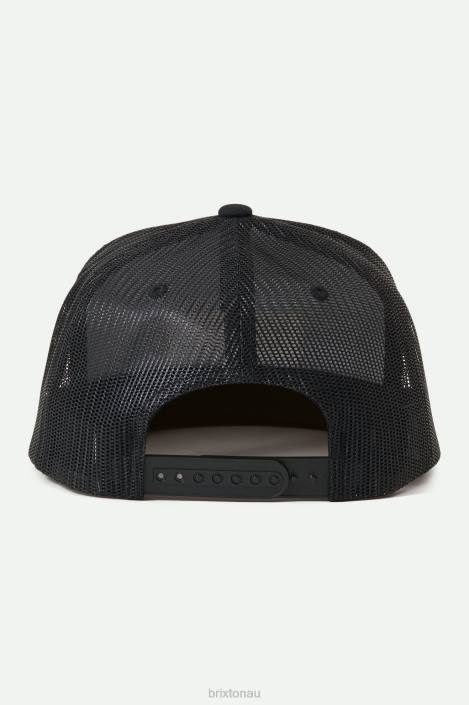 Accessories Black Brixton 0FDH285 Men Steadfast HP Trucker Hat