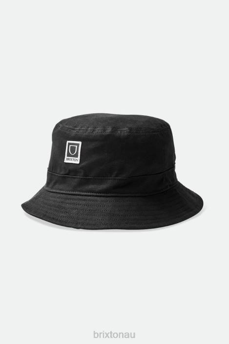 Accessories Black Brixton 0FDH312 Men Beta Packable Bucket Hat