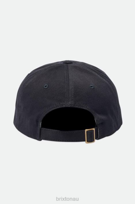 Accessories Black Vintage Wash Brixton 0FDH290 Men Alpha LP Adjustable Hat