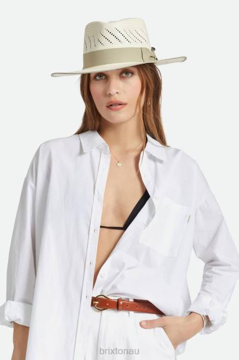Accessories Natural Brixton 0FDH177 Men Bandera Reserve Straw Hat