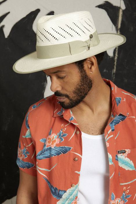Accessories Natural Brixton 0FDH177 Men Bandera Reserve Straw Hat