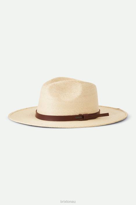 Accessories Natural Brixton 0FDH192 Men Field Proper Straw Hat