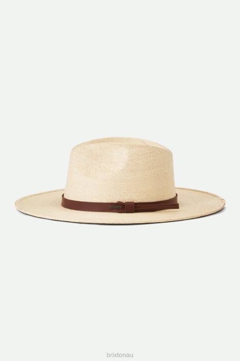 Accessories Natural Brixton 0FDH192 Men Field Proper Straw Hat