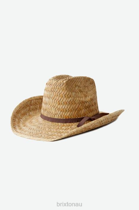 Accessories Natural Brixton 0FDH195 Men Houston Straw Cowboy Hat