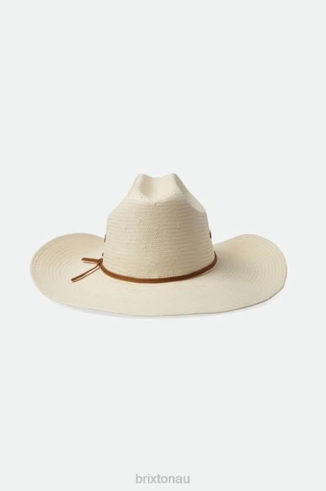 Accessories Off White Brixton 0FDH176 Men El Paso Straw Reserve Cowboy Hat