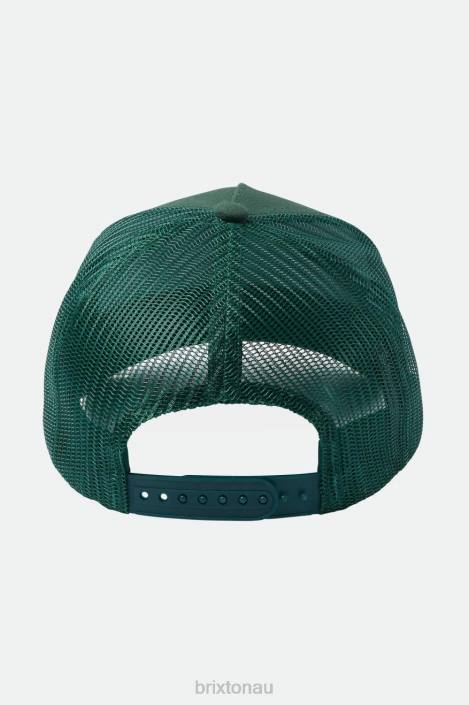 Accessories Spruce Brixton 0FDH274 Men Alpha Block Netplus Trucker Hat
