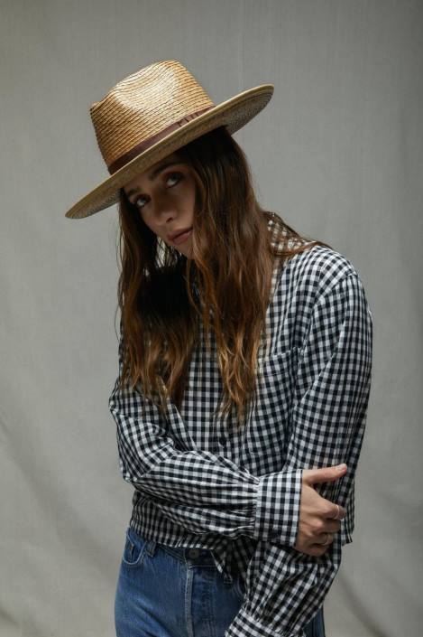 Accessories Tan Brixton 0FDH180 Men Reno Straw Hat