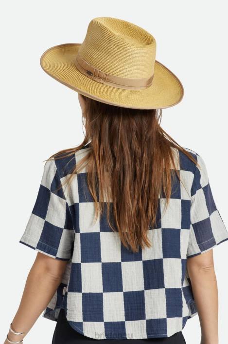 Accessories Tan/Tan Brixton 0FDH190 Men Reno Straw Hat