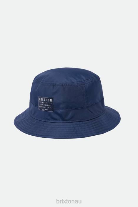 Accessories Washed Navy Brixton 0FDH310 Men Vintage Nylon Packable Bucket Hat
